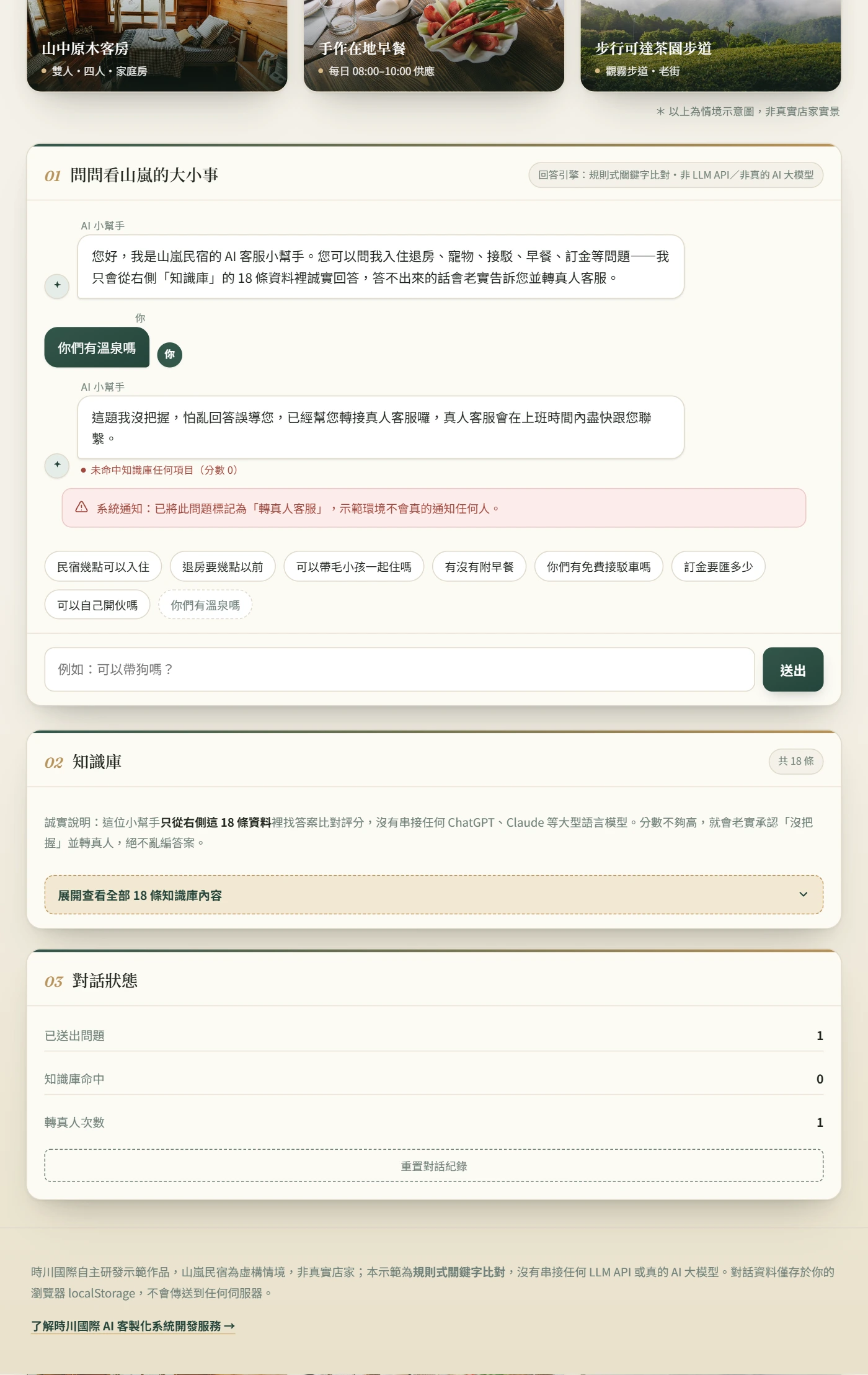 答不出的問題・誠實轉真人不亂編